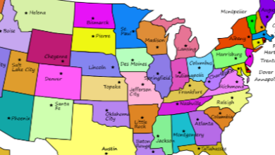 Printable:Clko9usctz0= Map of the United States