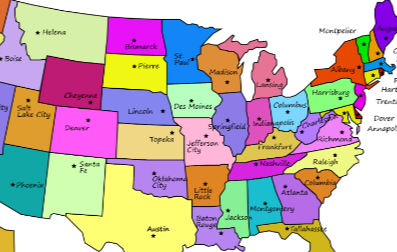 Printable:Clko9usctz0= Map of the United States