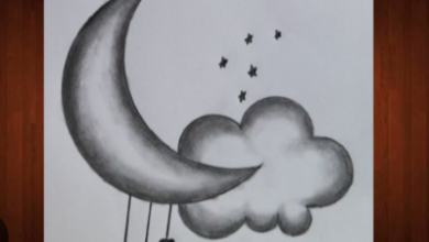 Drawing:Dmky3i7lnm8= Moon