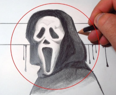 Easy:Nl2qdfgosl0= Scream Drawing