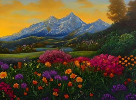 Painting:7aknpusu7yc= Landscape