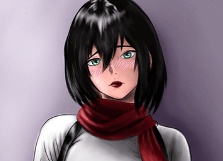 Fanart:V6faoollura= Mikasa