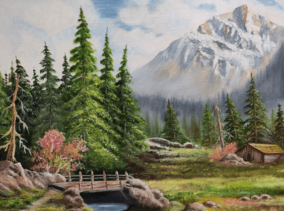 Landscape:7aknpusu7yc= Painting