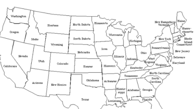 Printable:Uj3t4zt70_Q= Map of the United States of America