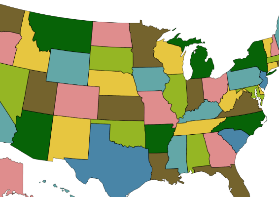 Printable:Uj3t4zt70_Q= United States Map Labeled